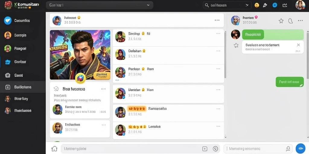 Tampilan menu utama yang menarik.