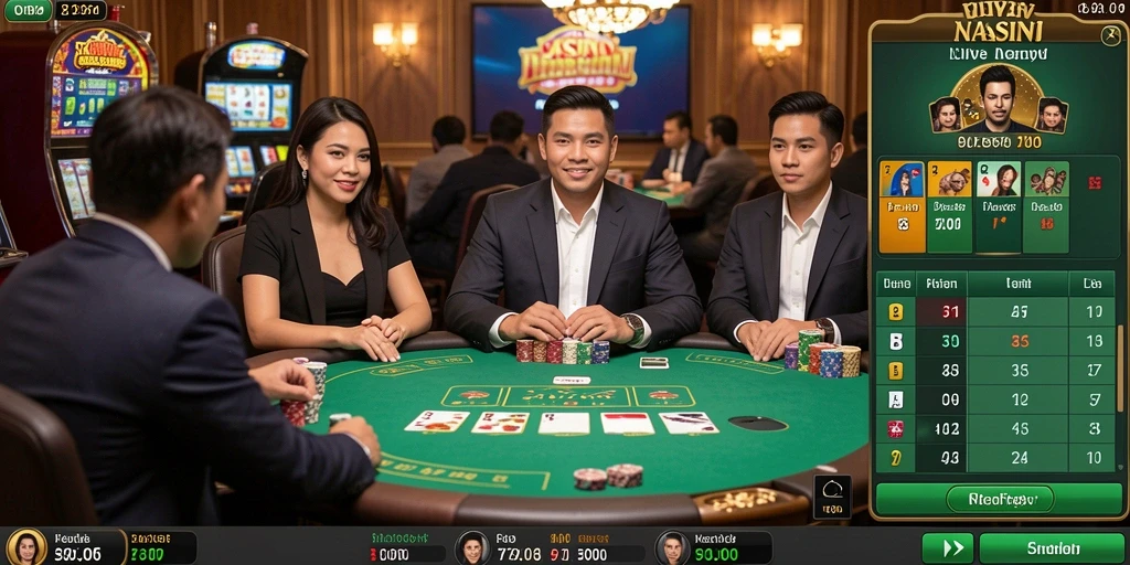 Tampilan antarmuka utama GEMS365 yang menarik.