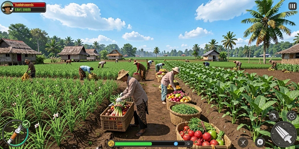 Tampilan menu utama yang menarik dan mudah dinavigasi.