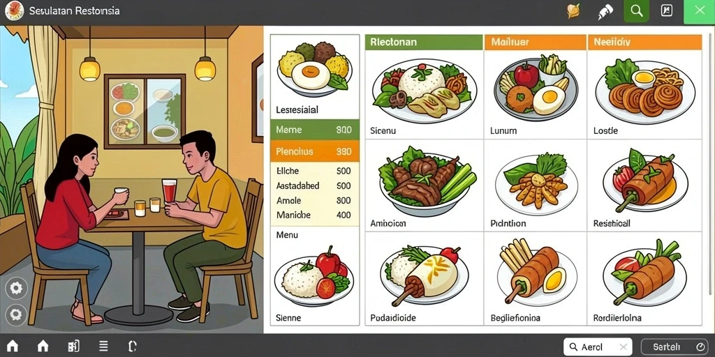 Tampilan antarmuka yang menarik dan mudah digunakan.