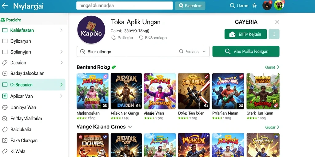 Tampilan antarmuka yang menarik dan intuitif.