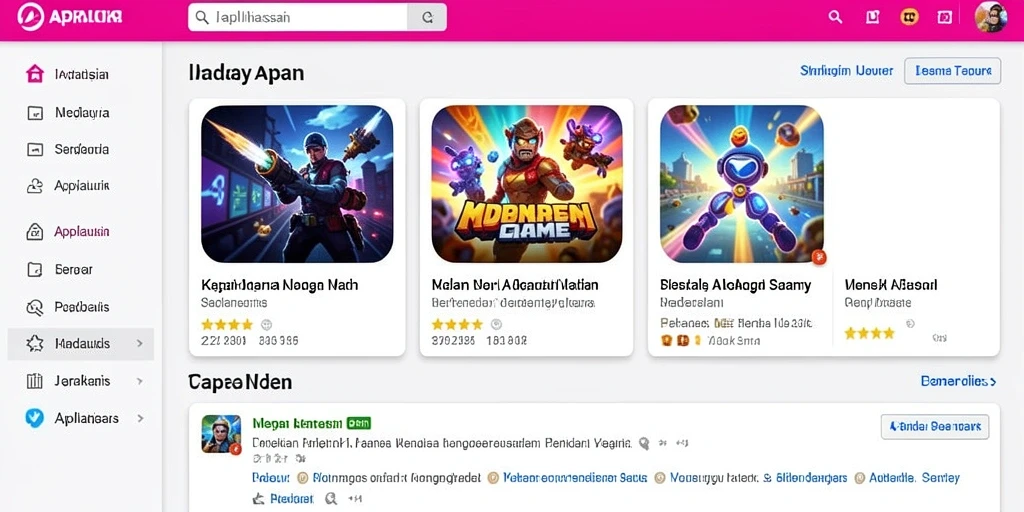 Tangkapan layar menampilkan petualangan epik dalam game.